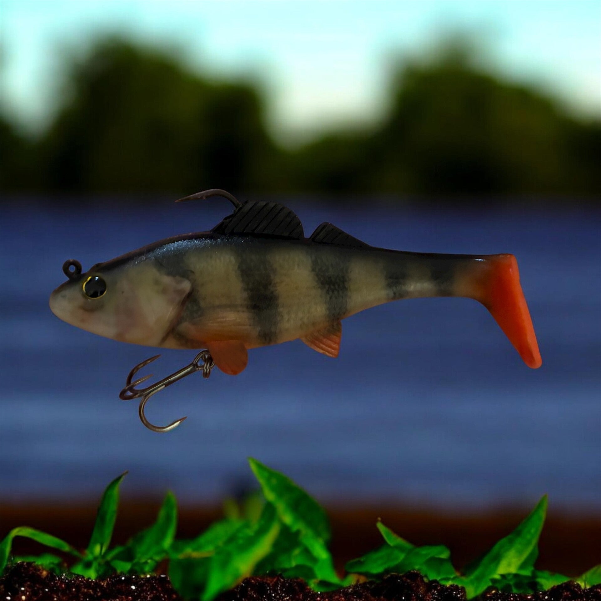 ZACK LEURRE SOUPLE ARMÉ REALISTIC PERCH 12CM 40,5G