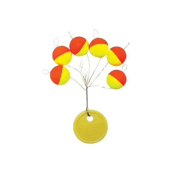 TRUITE INNOVATION INDICATEUR FLUO ROND BICOLORE (SACHET 6 PIECES)