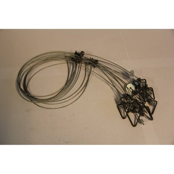 TRAPGALLIER LOT DE 15 LACETS BELISLE DE REMPLACEMENT 1/2 LUNE