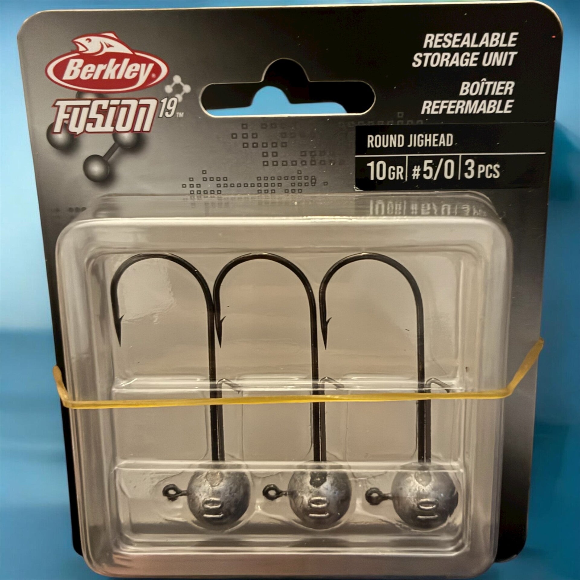 BERKLEY TÊTES PLOMBÉES X3 FUSION19 ROUND JIG HEAD