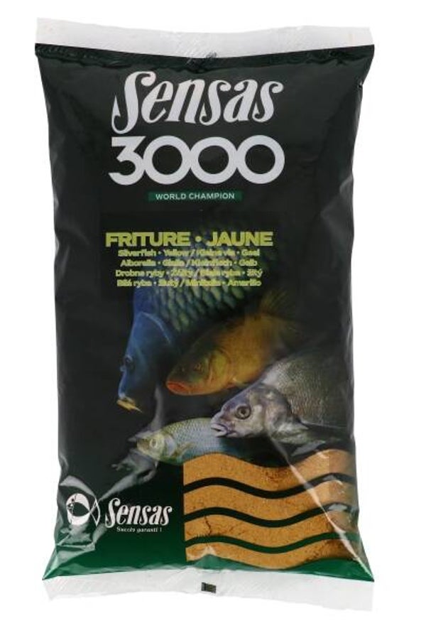SENSAS AMORCE 3000 FRITURE JAUNE 1KG
