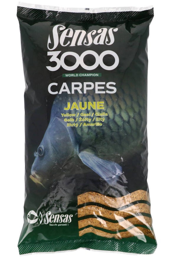 SENSAS AMORCE 3000 CARPES JAUNE 1KG