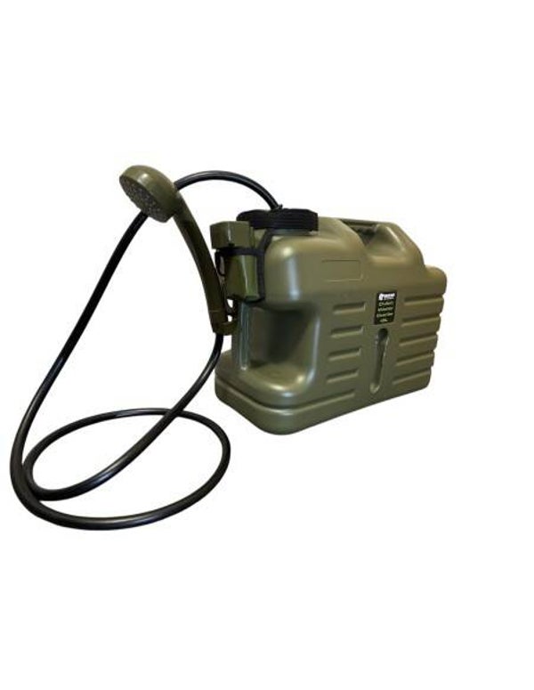 HOLDCARP DOUCHE DE CAMPING RECHARGEABLE 18L + SOLAIRE 10W