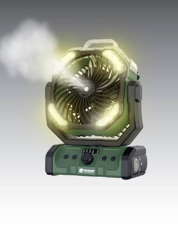 HOLDCARP VENTILATEUR DE PULVERISATION D’EAU DOUBLEMOTOR RECHARGEABLE