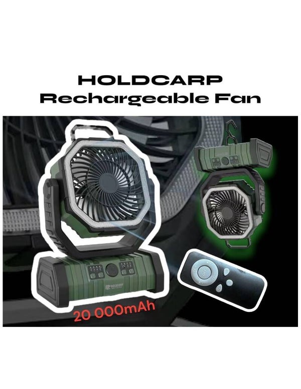 HOLDCARP VENTILATEUR AVEC POWERBANK INTEGREE