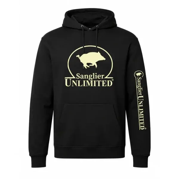 SANGLIER UNLIMITED SWEAT SANGLIER NOIR