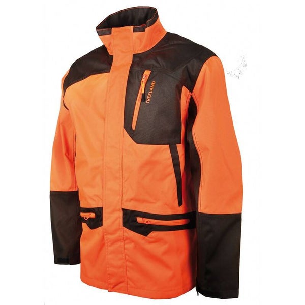 TREELAND VESTE DE CHASSE POUR LA TRAQUE ORANGE RESIST T433