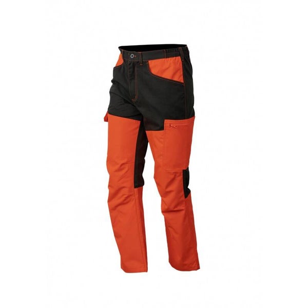 TREELAND PANTALON DE CHASSE RENFORCE MAQUISARD ORANGE T581N