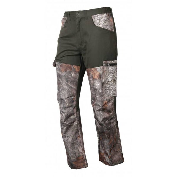 TREELAND PANTALON DE CHASSE RENFORCE MAQUISARD CAMO T583N