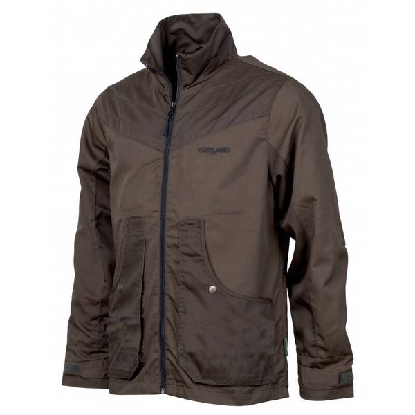 TREELAND VESTE OUVERTURE BICOLORE MARRON/MARRON FONCE T640