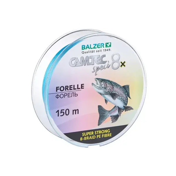 BALZER TRESSE CAMTEC SPECI 8X TROUT 150M BLUE