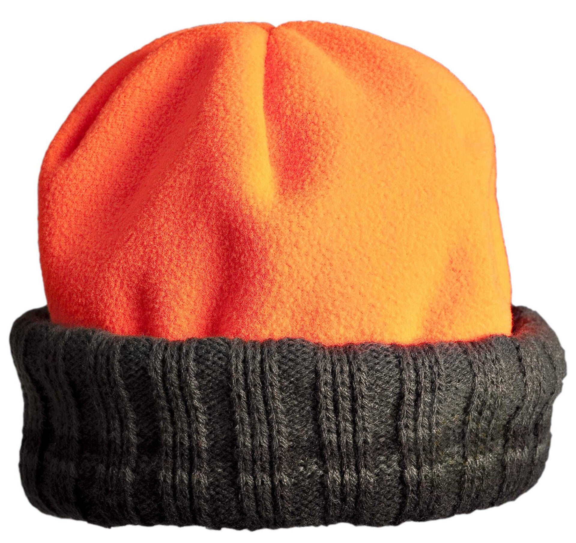 BROWNING EA BONNET BOB POLARFLEECE REVERSIBLE VERT ORANGE