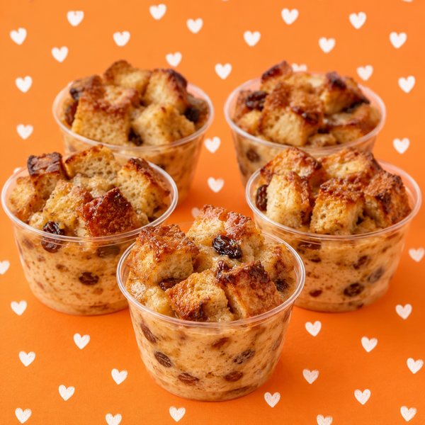 Old Fashion Bread Pudding Cups