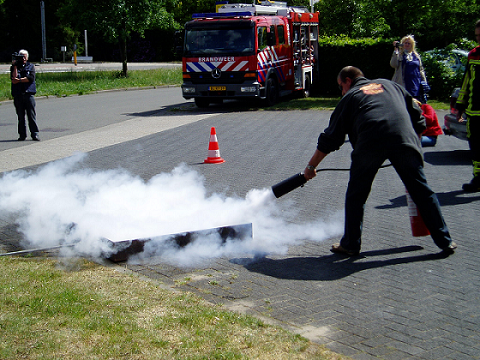 vloeistofbrand-blussen