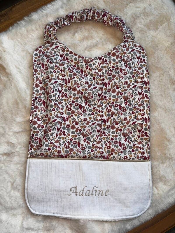 Grand bavoir/attache tétine