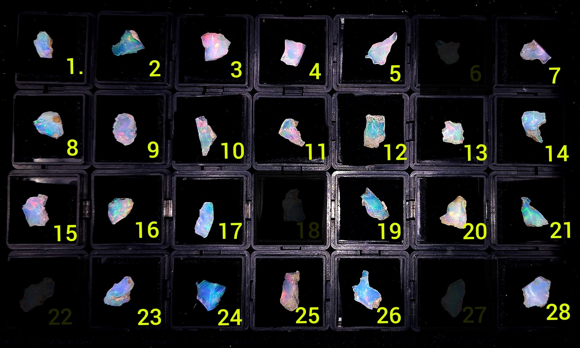 Kleine Ethiopische Opaal | 1–1,5 ct | 4=3 Deal