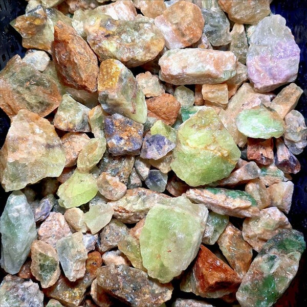 Groen Fluoriet ruw (Marokko)