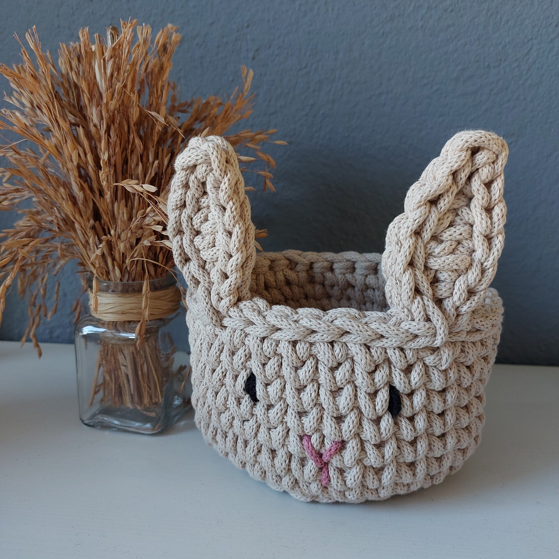 Häkelkörbchen Häschen