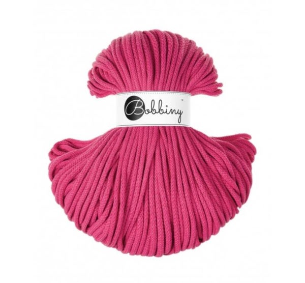 Bobbiny Flechtkordel - Premium 5mm x 100m - Dopamine Pink