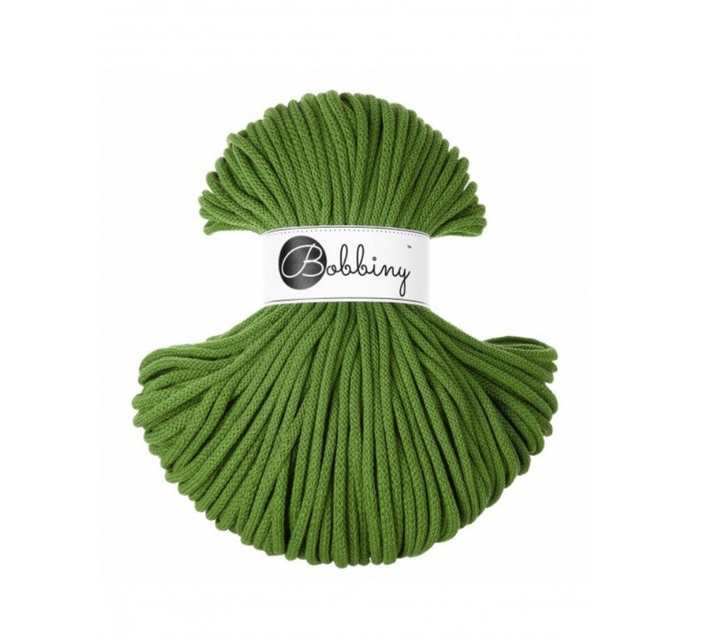 Bobbiny Flechtkordel - Premium 5mm x 100m - Moss Green