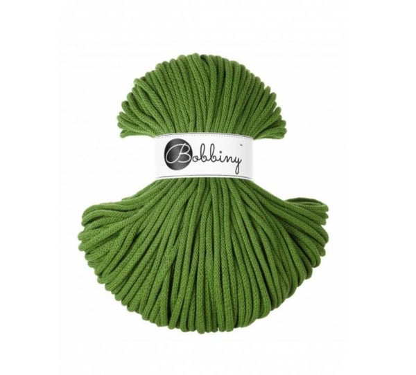 Bobbiny Flechtkordel - Premium 5mm x 100m - Moss Green