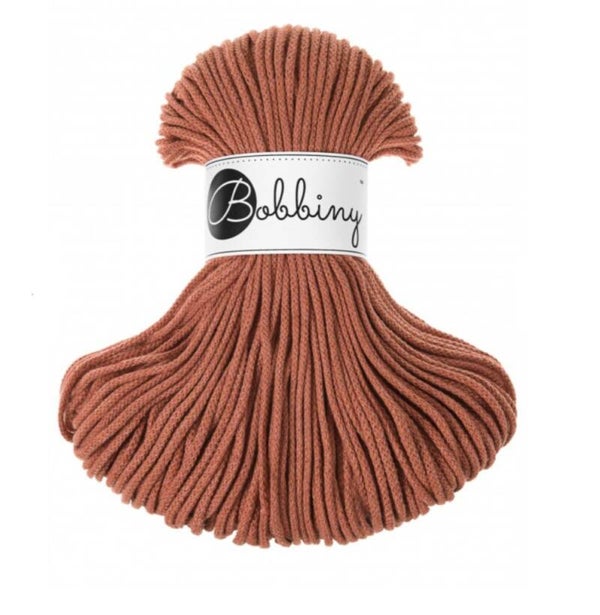 Bobbiny Flechtkordel - Premium 3mm x 100m - Terracotta