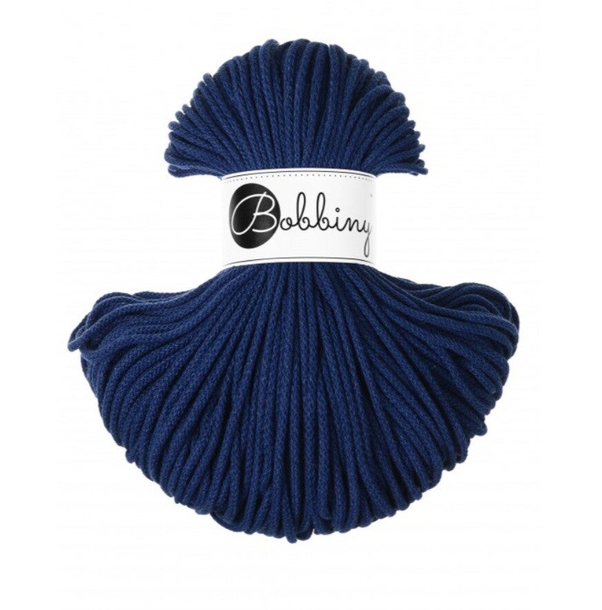 Bobbiny Flechtkordel - Premium 3mm x 100m - Ink Blue