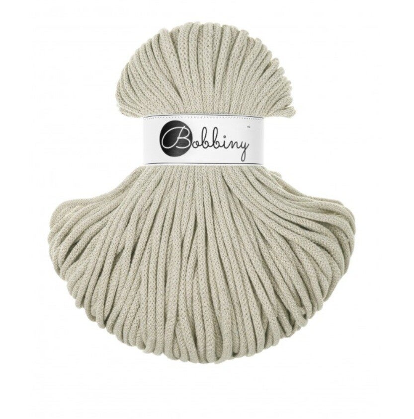 Bobbiny Flechtkordel - Premium 5mm x 100m - Pale Olive