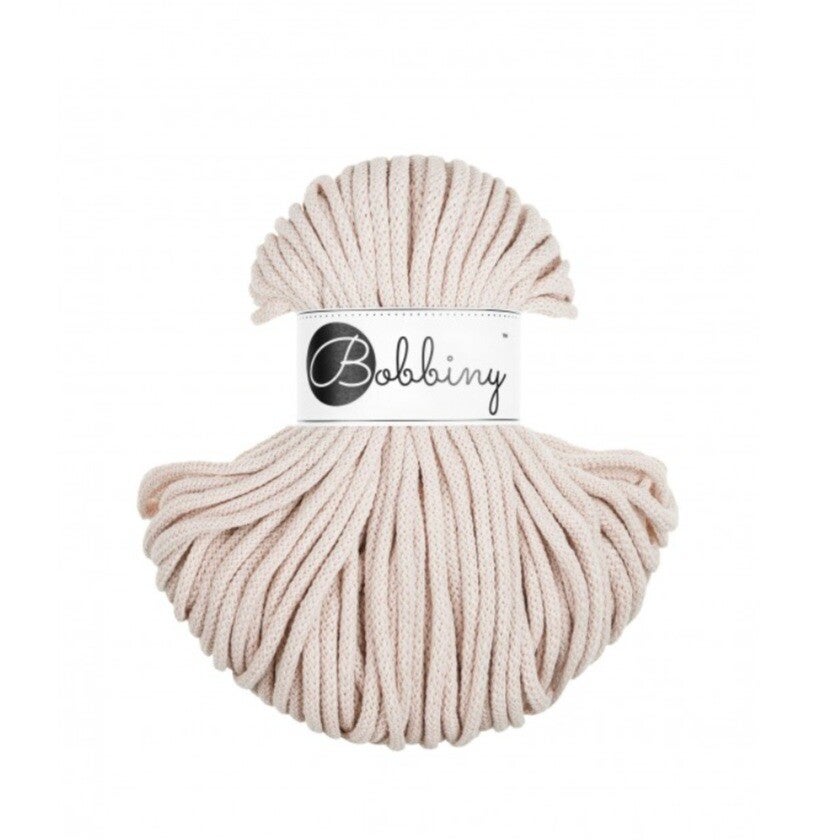Bobbiny Flechtkordel - Premium 5mm x 100m - Nude