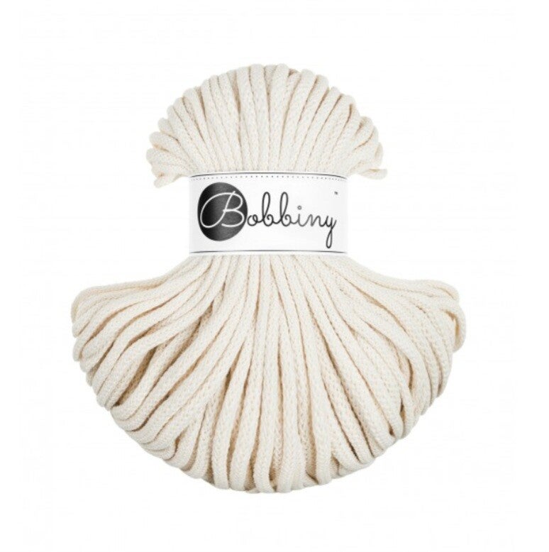 Bobbiny Flechtkordel - Premium 5mm x 100m - Natural