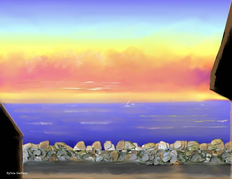 Hot sunset