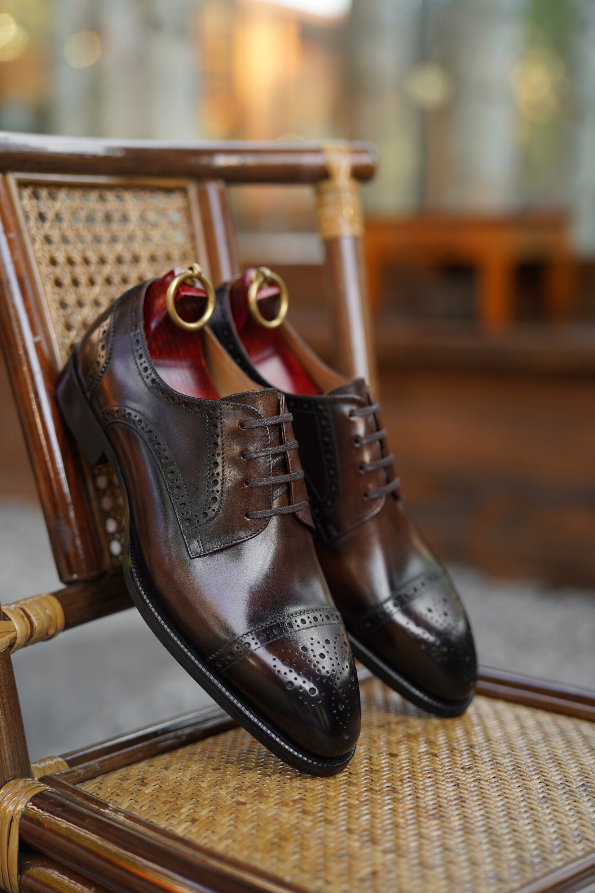 luxury bespoke men shoes