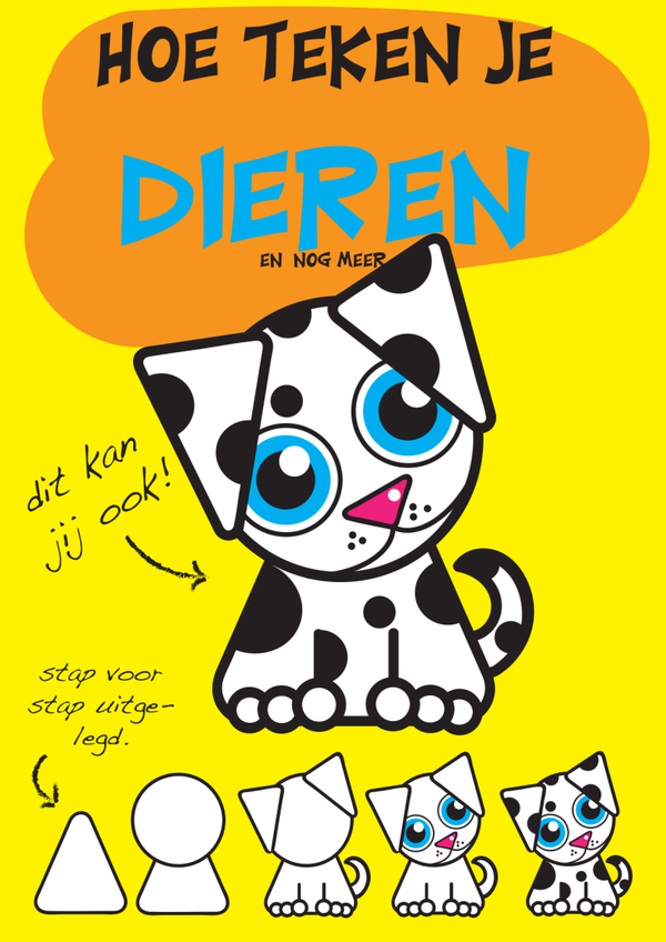 Tekenboek "Hoe teken je dieren?"