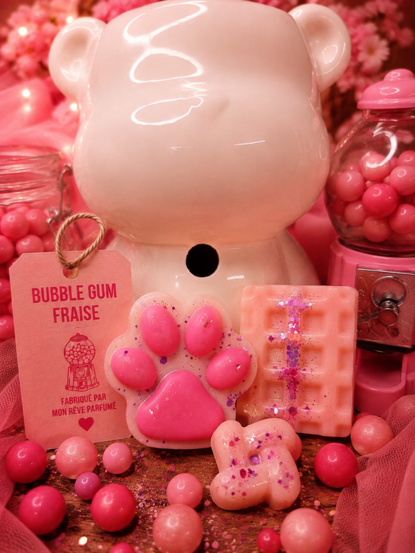 FONDANT BUBBLE GUM FRAISE