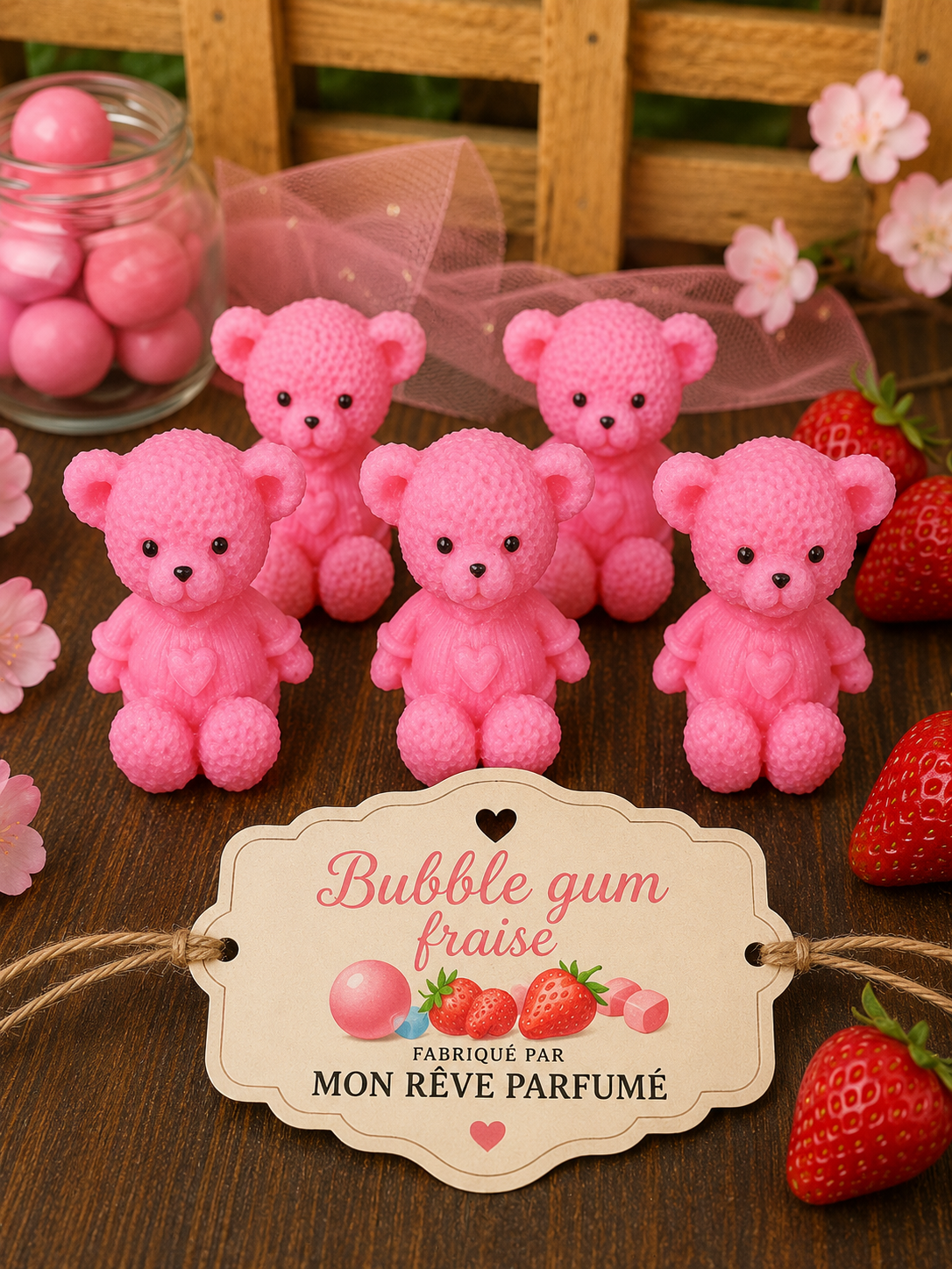 NOUNOURS BUBBLE GUM FRAISE