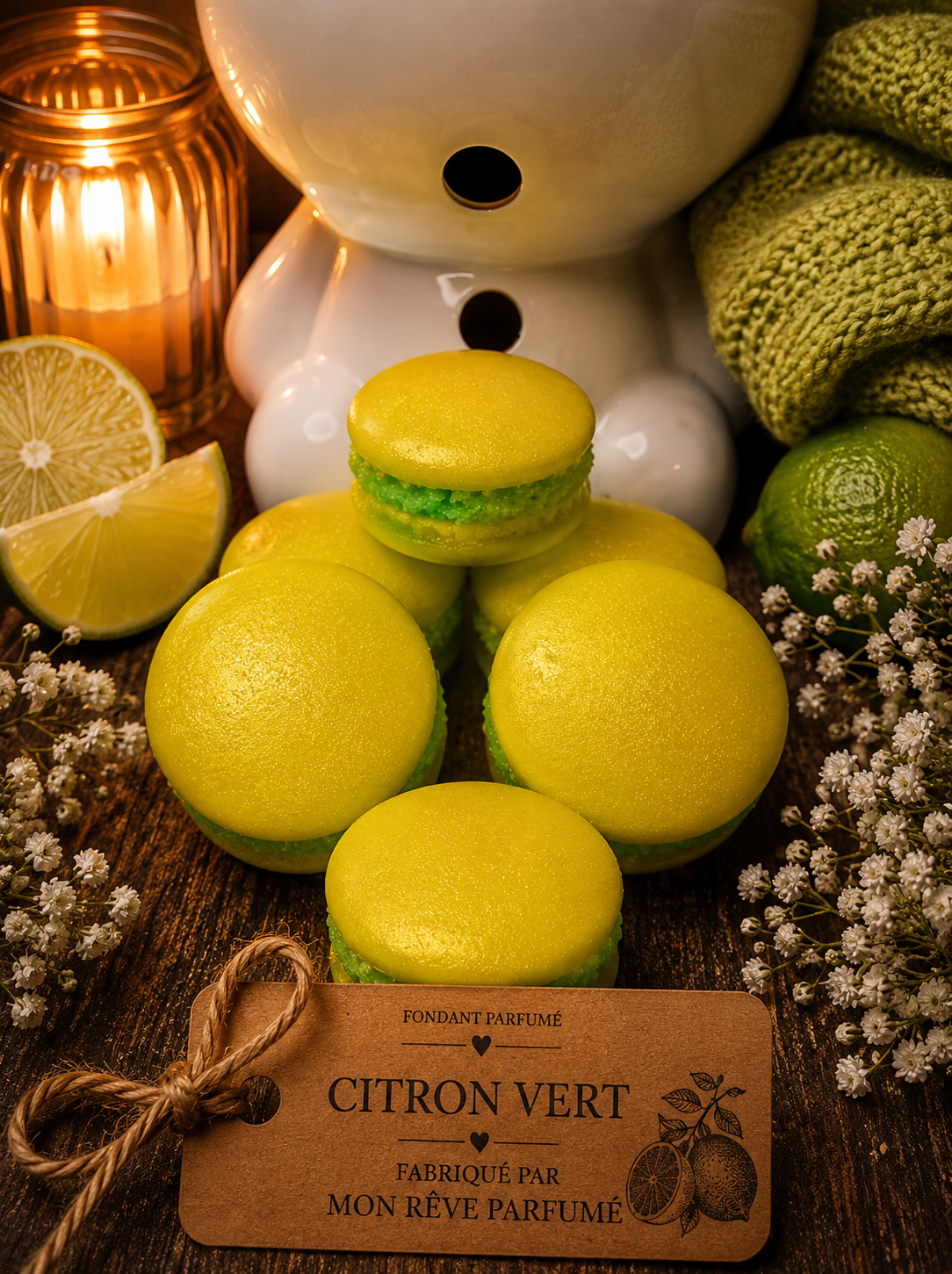 MACARON CITRON VERT