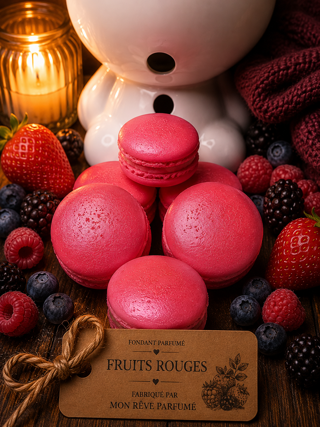 MACARON FRUITS ROUGES