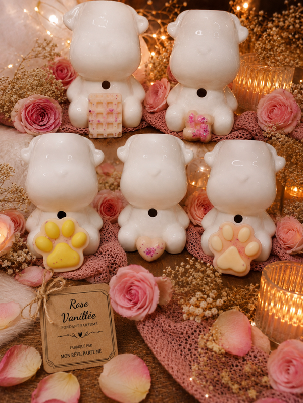FONDANT ROSE VANILLEE