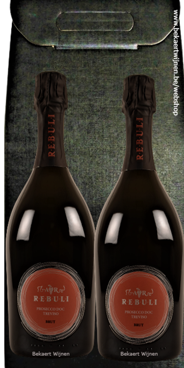 Geschenkpakket "Prosecco Rebulli" 2 x 75 cl.