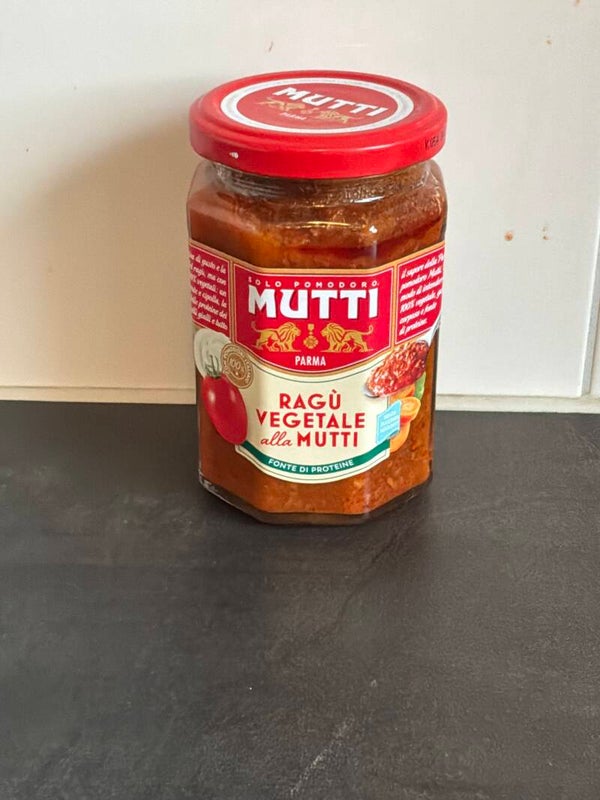 Mutti Ragù Vegetale – Italiaanse plantaardige tomatensaus 280 g
