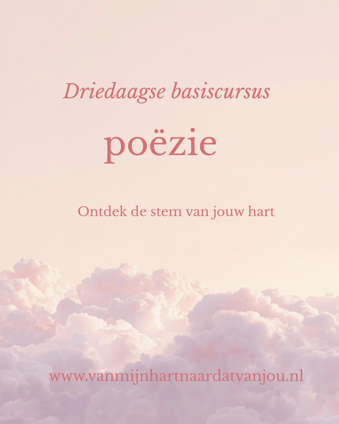 Driedaagse basiscursus poëzie