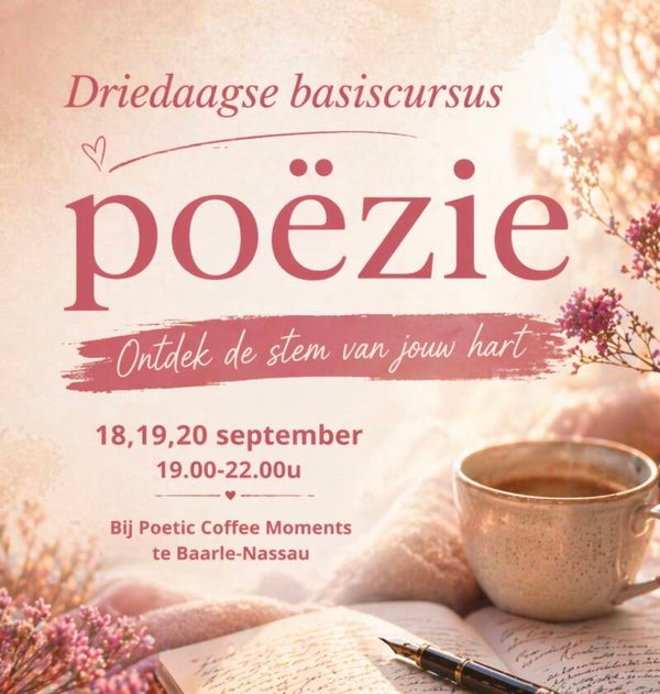 Driedaagse avondcursus poëzie - september