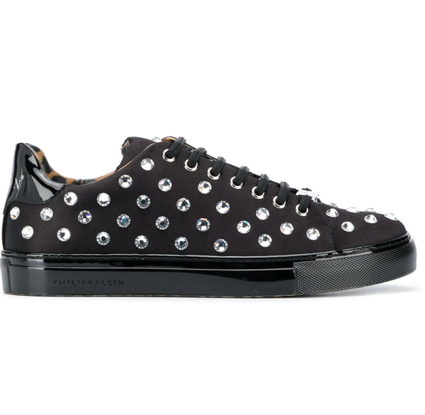 Philipp Plein Sneakers verfraaid met kristallen