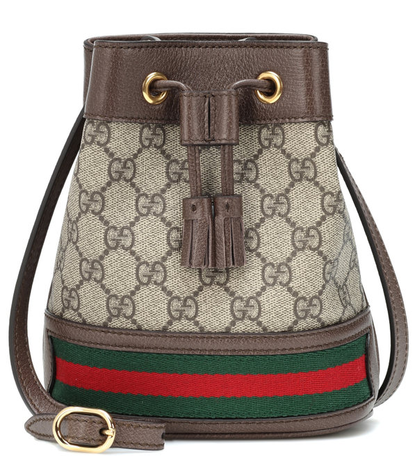 GUCCI Ophidia GG mini bucket bag