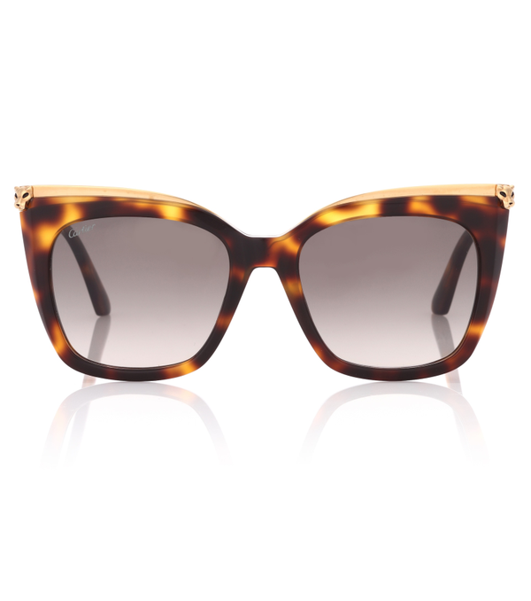 CARTIER EYEWEAR COLLECTION Panthère de Cartier square sunglasses