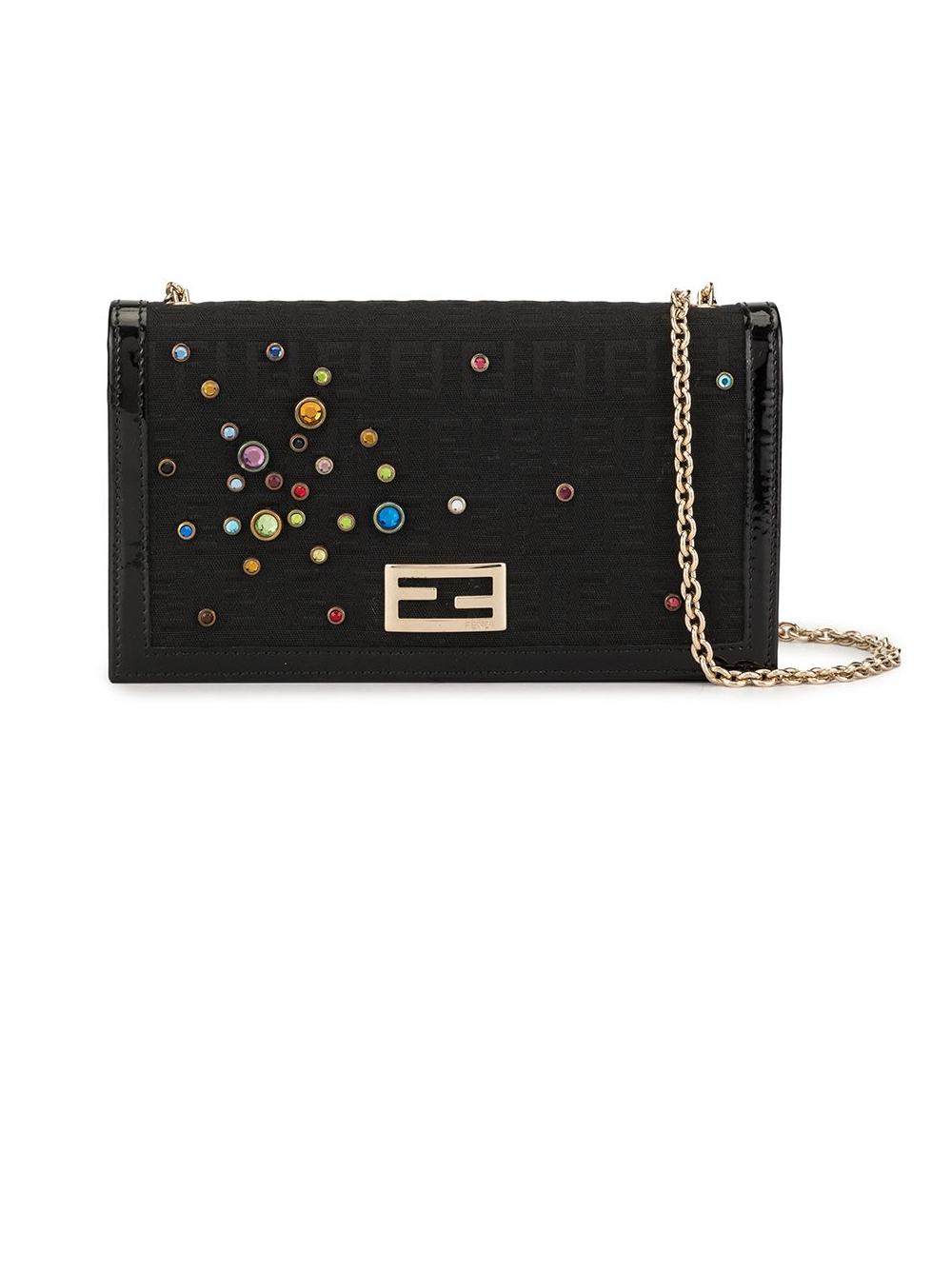 Fendi Pre-Owned Handtas verfraaid met zucca patroon