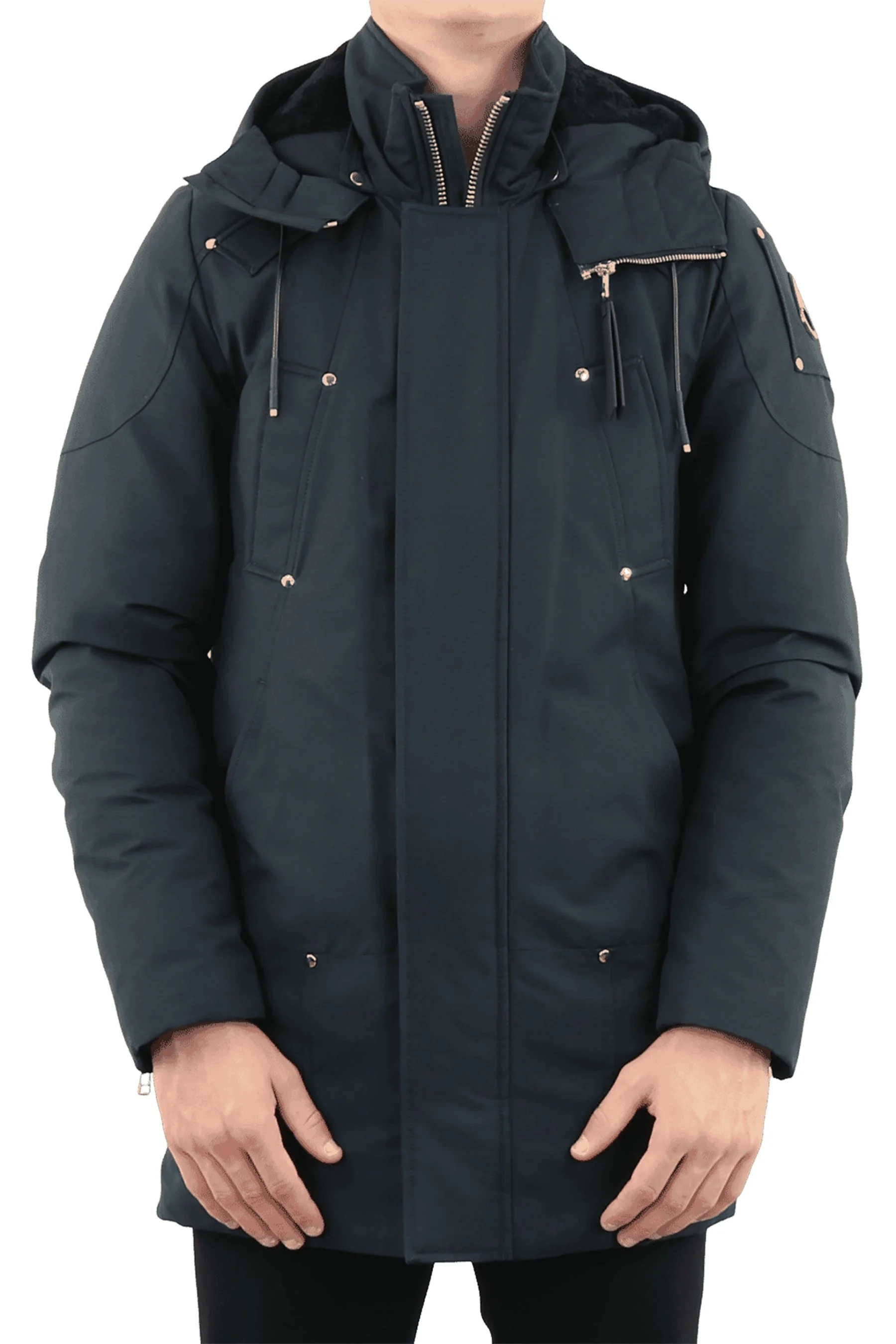 MOOSE KNUCKLES Stirling Parka Non Fur Blauw
