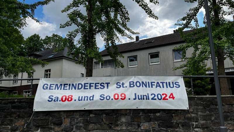Banner Gemeindefest 08. und 09.60.2024
