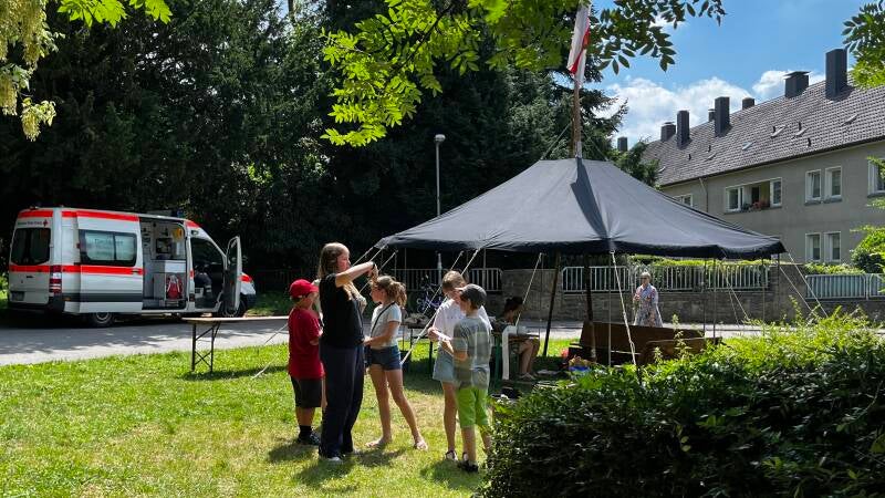 Sanitäter in Bereitschaft / Pfadfinder