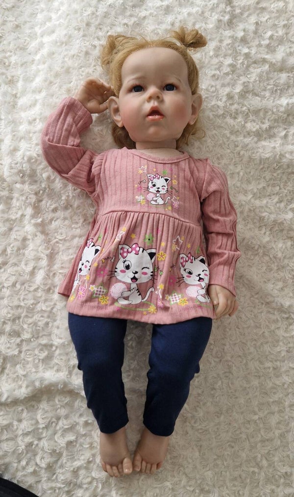 Babyset geriffelt 2teilig "Katze"